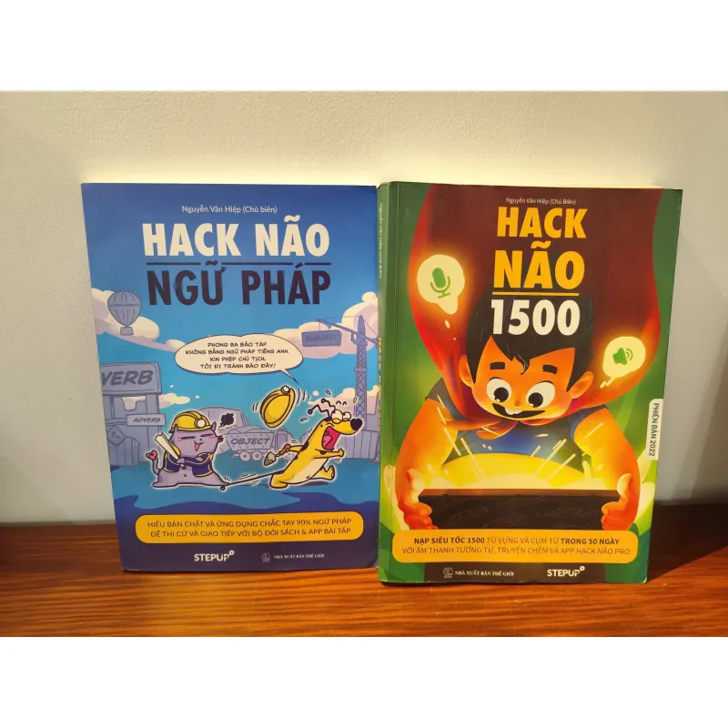 Combo 2 Cuốn Hack Não 1500 và Hack Não Ngữ_Pháp 575035