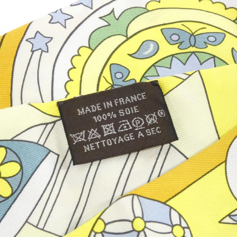 Hermès LES MURMURES DE LA FORET Twilly 063005S khăn quàng 623549