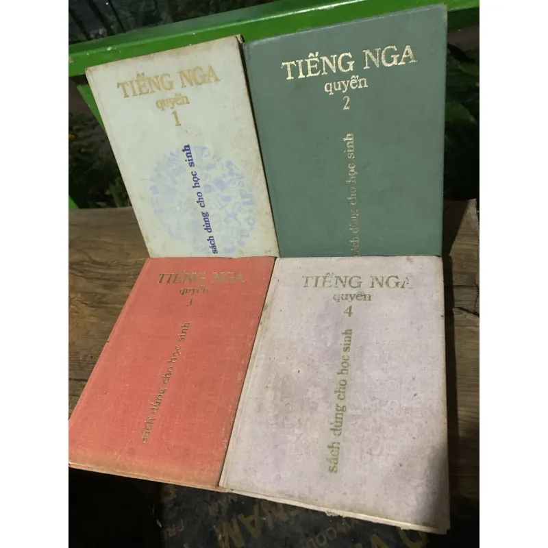 Học tiếng Nga, dùng cho học sinh, quyển 1-2-3-4, in tại Nga 1030538