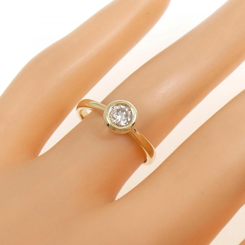 Nhẫn kim cương K18YG 0.27CT - Hàng hiệu Authentic 853807