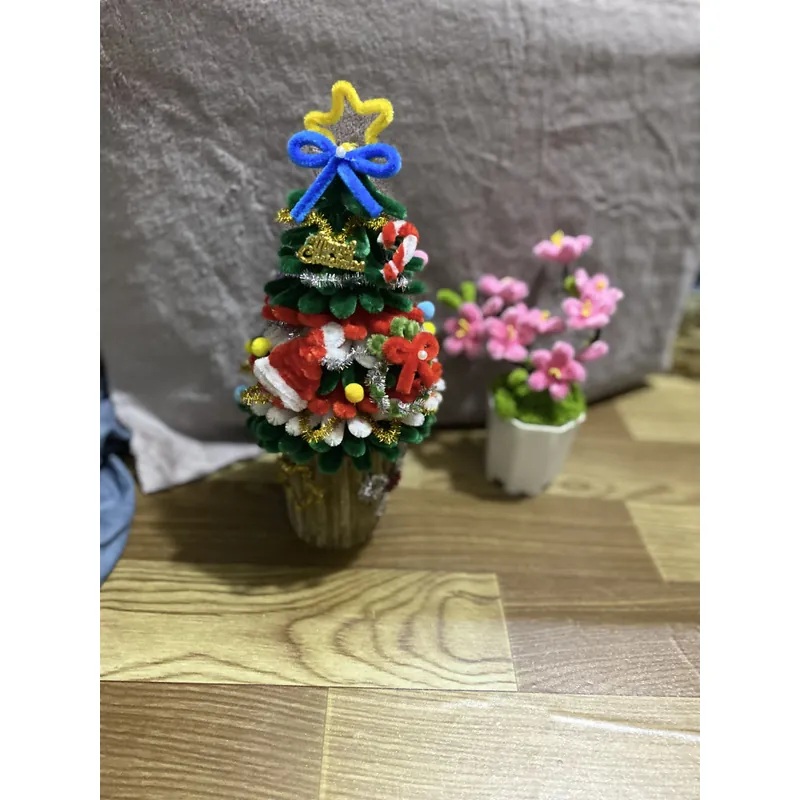 Thông  kẽm nhung hand make 20-25cm 731053