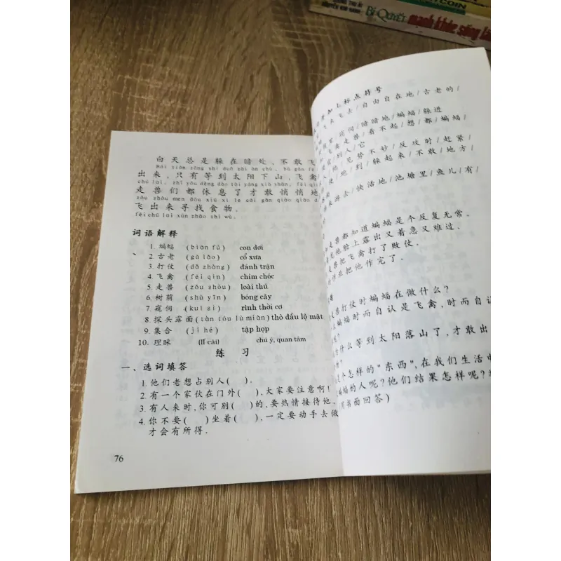 TIẾNG HOA - in giấy bóng  1022394