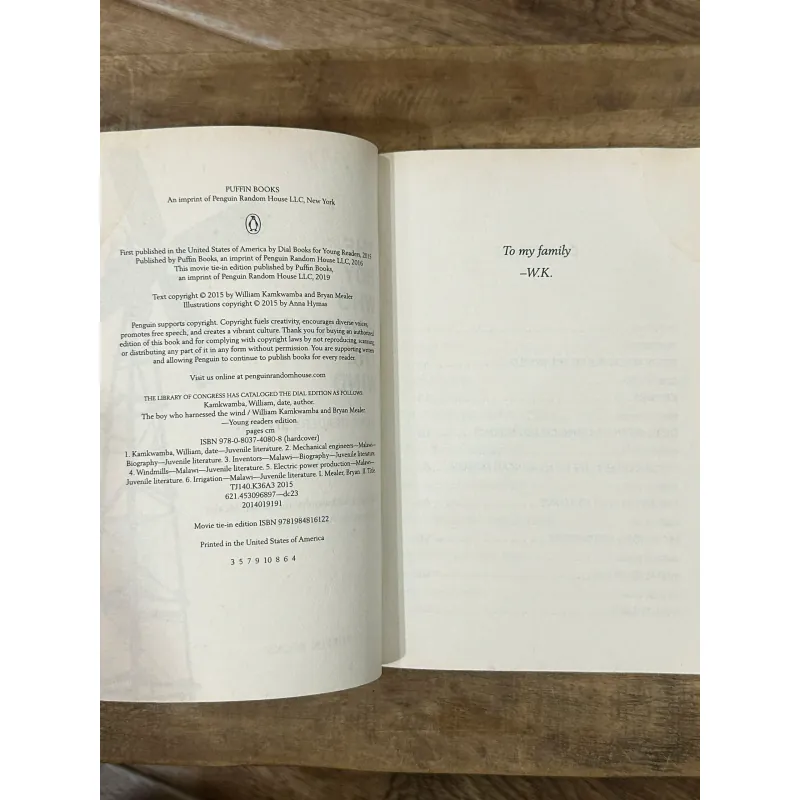 The Boy Who Harnessed The Wind -  William Kamkwamba 752878