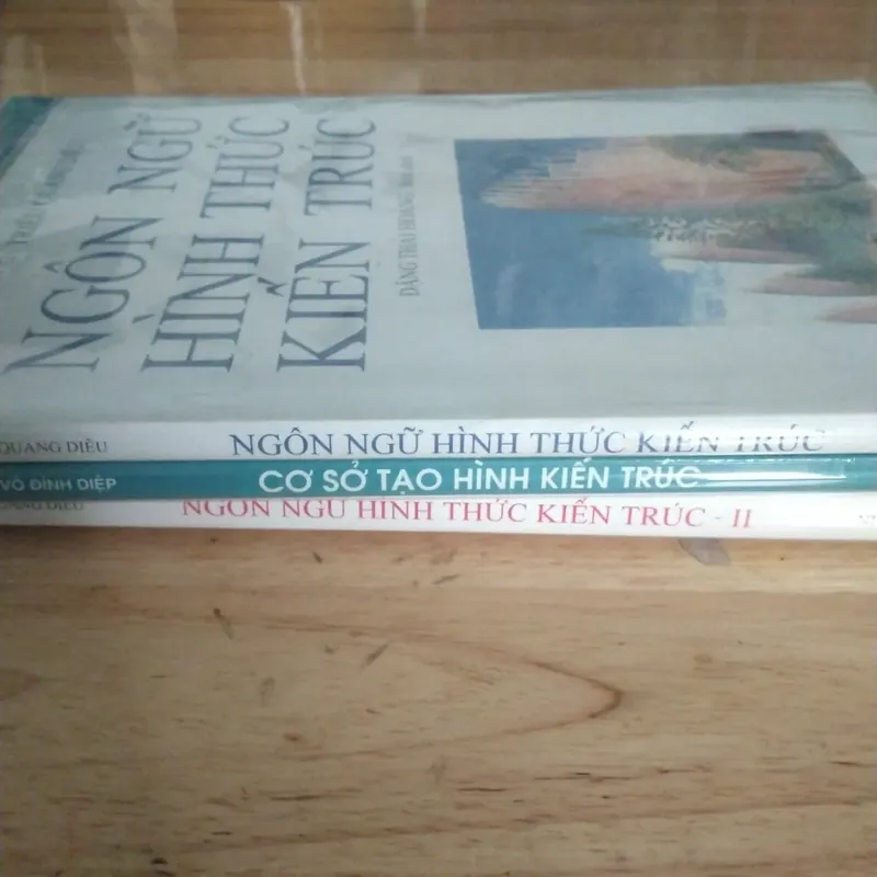 Thanh lý bộ 3 sách kiến trúc: Cơ sở tạo hình kiến trúc, Ngôn ngữ hình thức kiến trúc (cũ) 702724