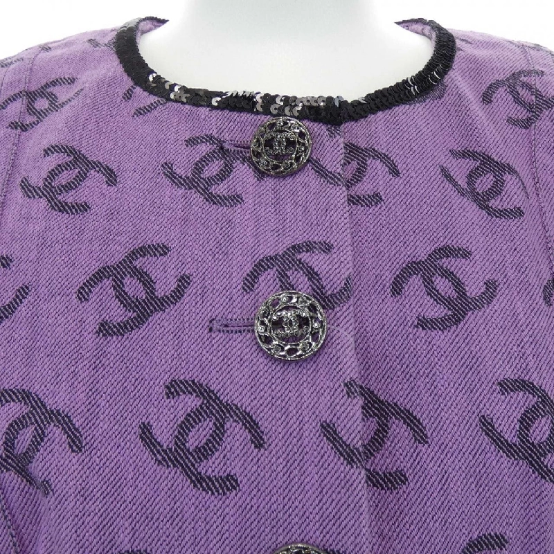 Áo khoác không cổ CHANEL P72568V64160 - Hàng hiệu Authentic 814635