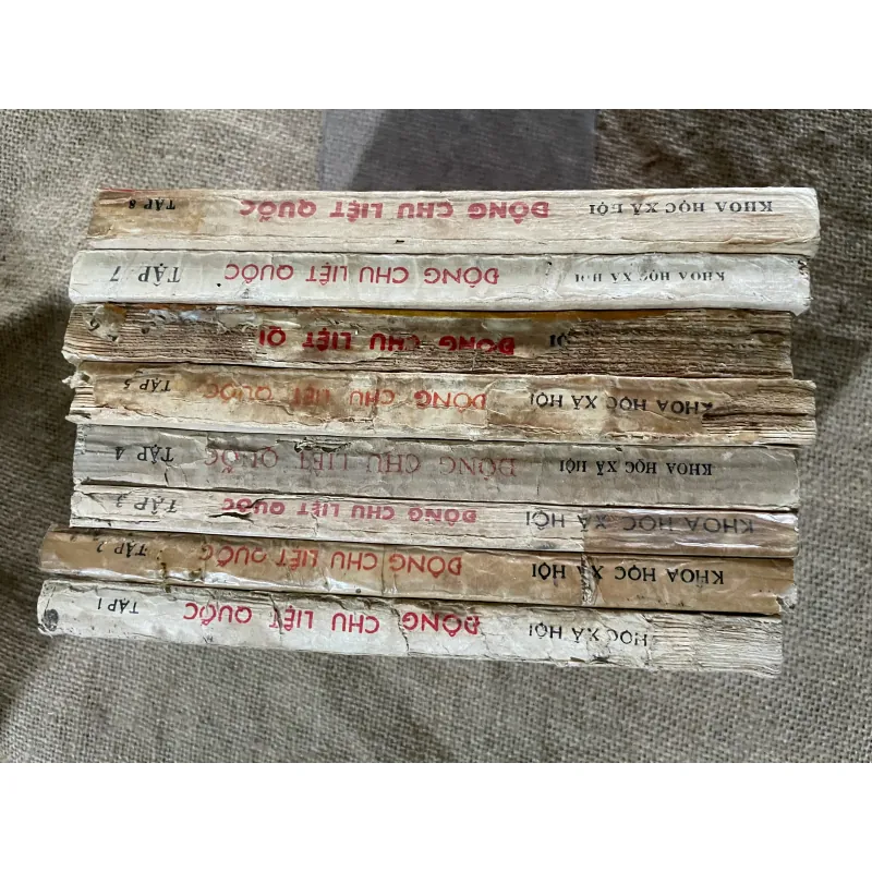 ĐÔNG CHU LIỆT QUỐC, 8 TẬP, 1988, MINH HỌC, NGUYỄN ĐỖ MỤC DỊCH , MINH HỌA 573087