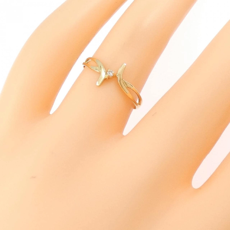 Nhẫn kim cương K18YG - Hàng hiệu Authentic 851585