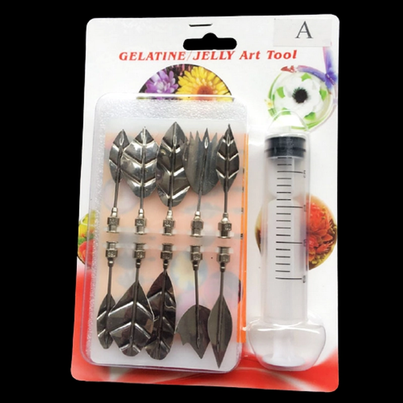Bộ 10 dụng cụ làm thạch rau câu 3D - Bộ nhập khẩu - Tặng kèm xi lanh – Mã số 1000 335406