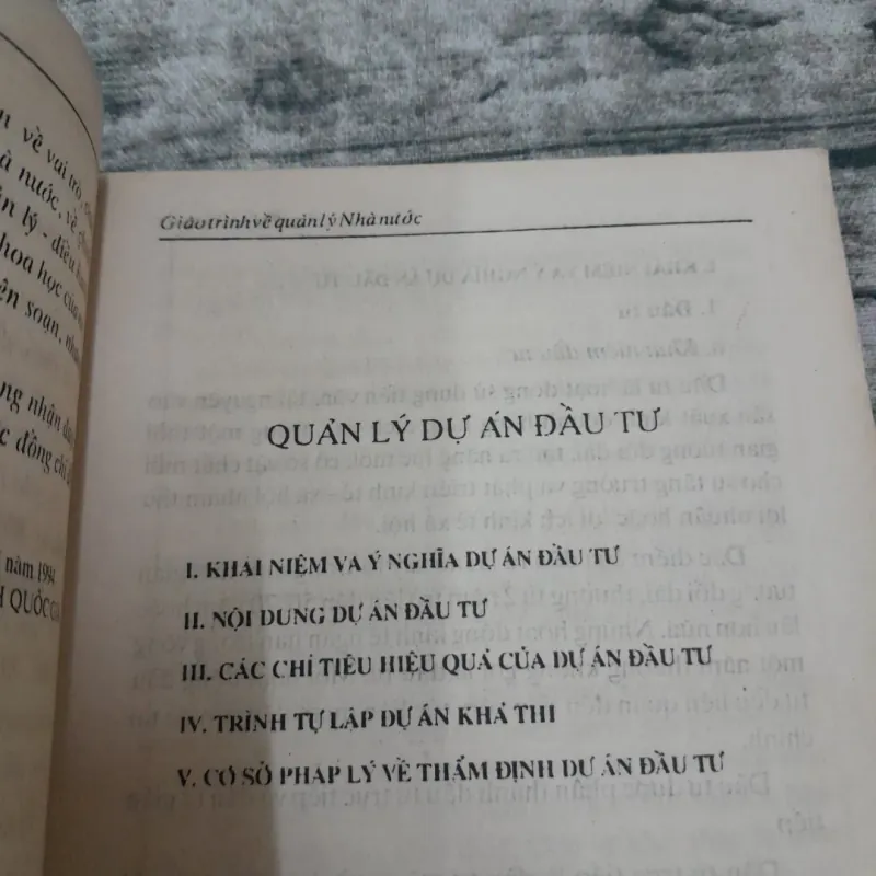 Học viện hành chính QG- Giáo trình Quản lý Nhà Nước cho Ngạch chuyên viên. X bản 1994 781409