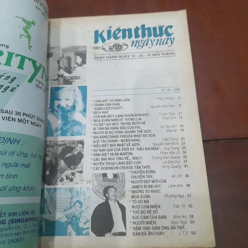 KIẾN THỨC NGÀY NAY số 201 ngày 01-3-1996 735666