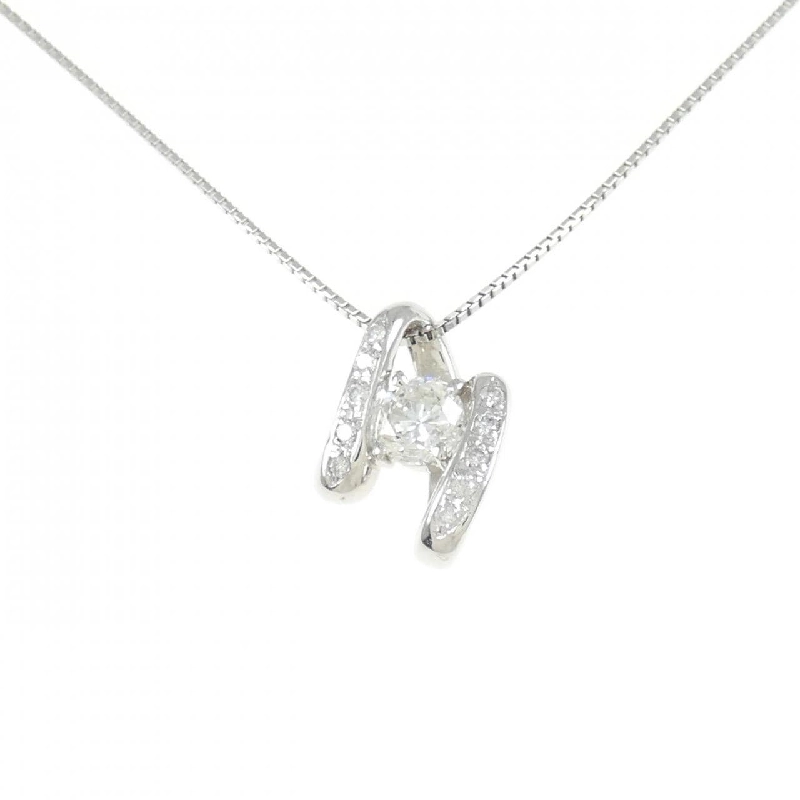 Dây chuyền kim cương PT900/PT850 0.547CT H SI2 Fair - Hàng hiệu Chính hãng 874423