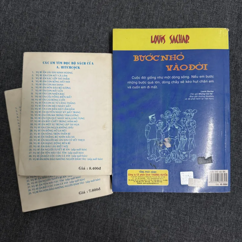 Cậu bé bị lấy mất mặt, Bước nhỏ vào đời - Louis Sachar 907606