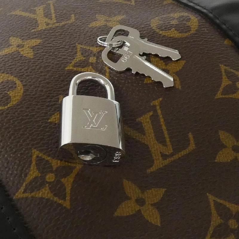 Túi du lịch Louis Vuitton Monogram Macassar Keepall Bandoulière 55cm M56714 614190