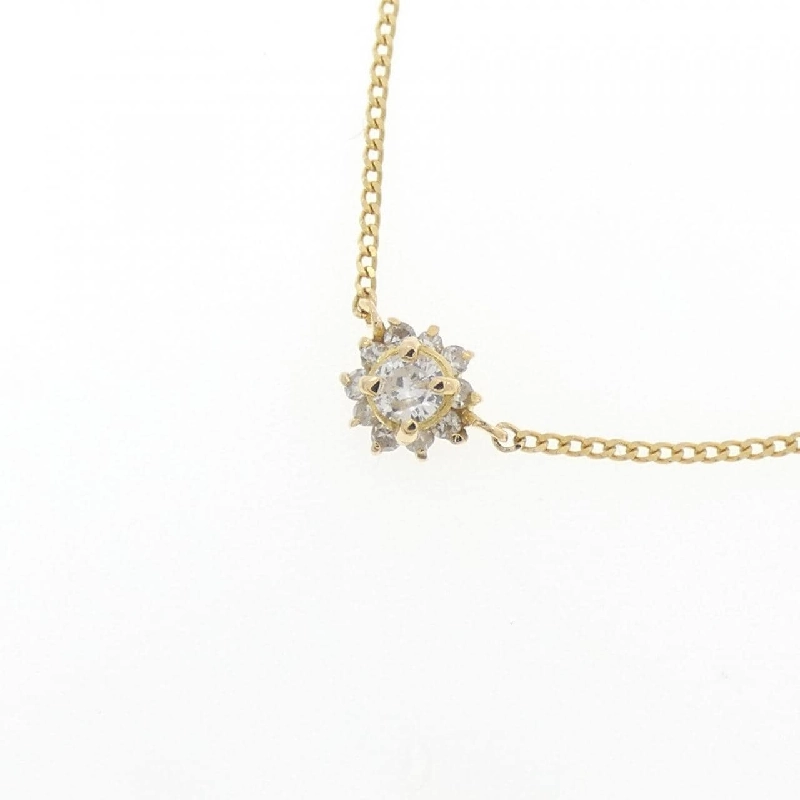 K18YG Dây chuyền kim cương 0.12CT - Hàng hiệu Chính hãng 860826