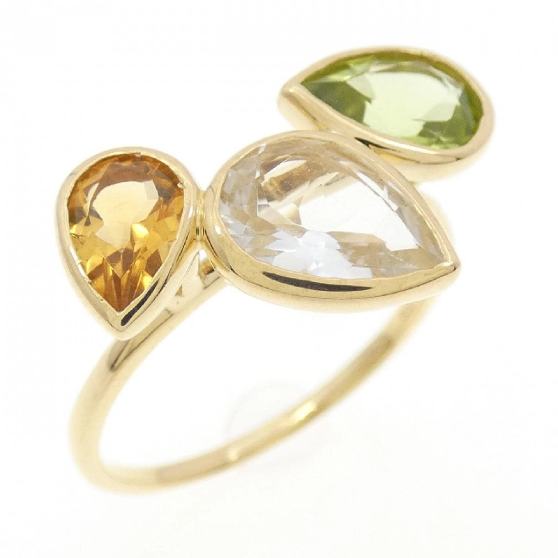 Nhẫn đá màu K18YG 668114