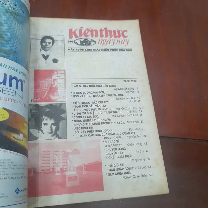 KIẾN THỨC NGÀY NAY số 346 ngày 20.3.2000 734984
