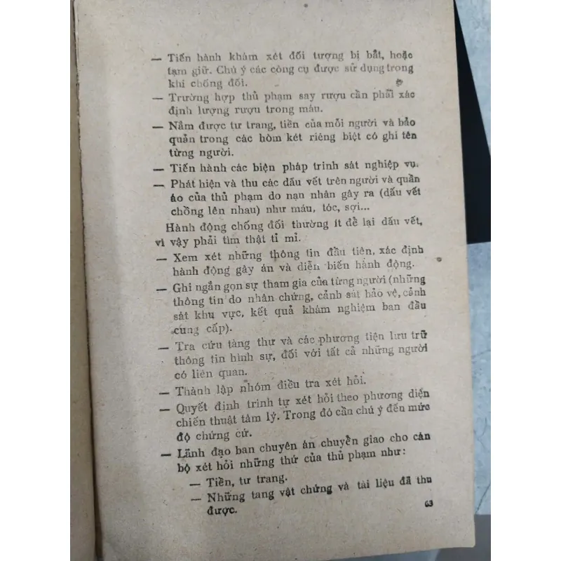 SỔ TAY BƯỚC ĐIỀU TRA BAN ĐẦU 969867