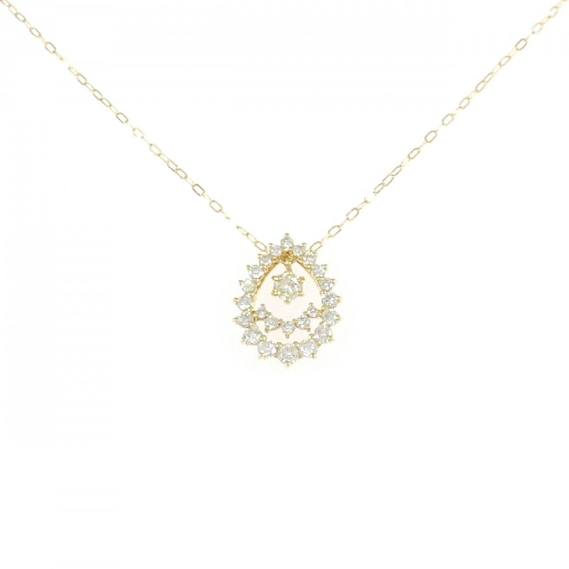 K18YG Dây chuyền kim cương 0.50CT - Hàng hiệu Chính hãng 858688