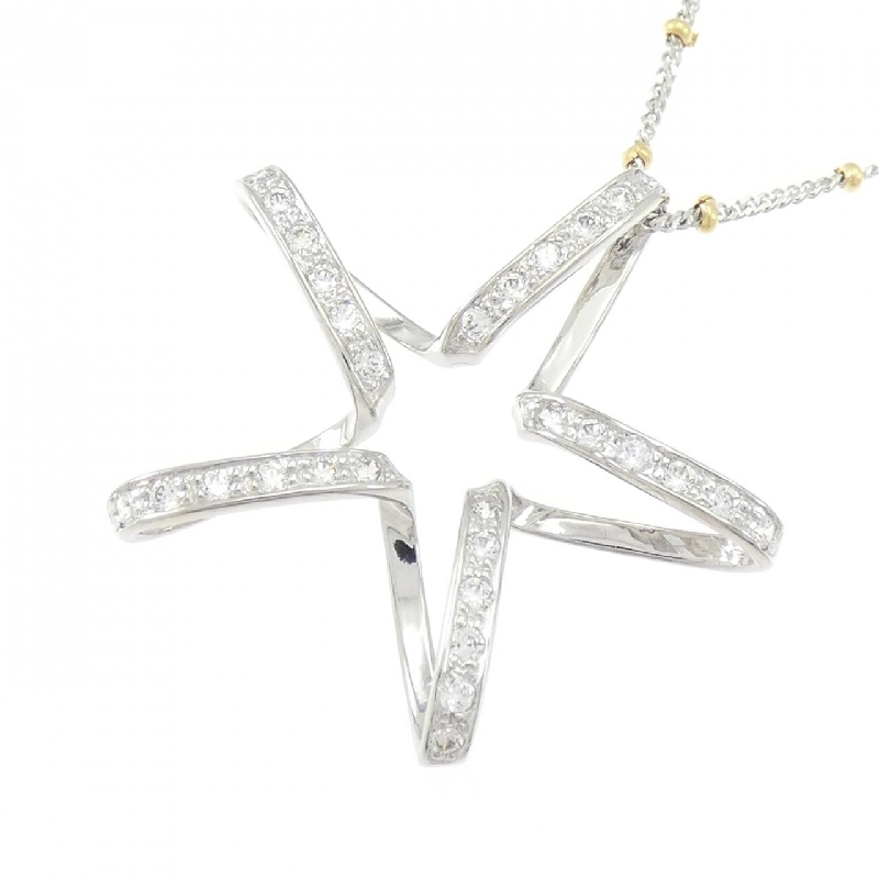 750WG/750YG Ngôi sao Cubic Necklace - Hàng hiệu Authentic 846873