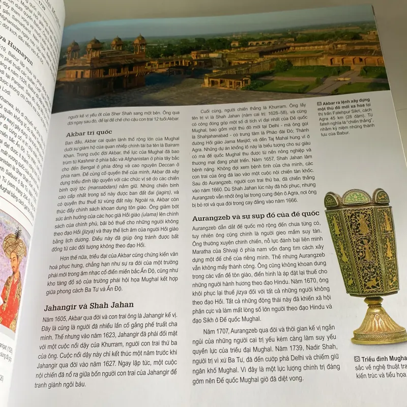 WORLD HISTORY - TỪ THẾ GIỚI CỔ ĐẠI ĐẾN THỜI ĐẠI THÔNG TIN, bản bìa cứng, sách ảnh đẹp 971195