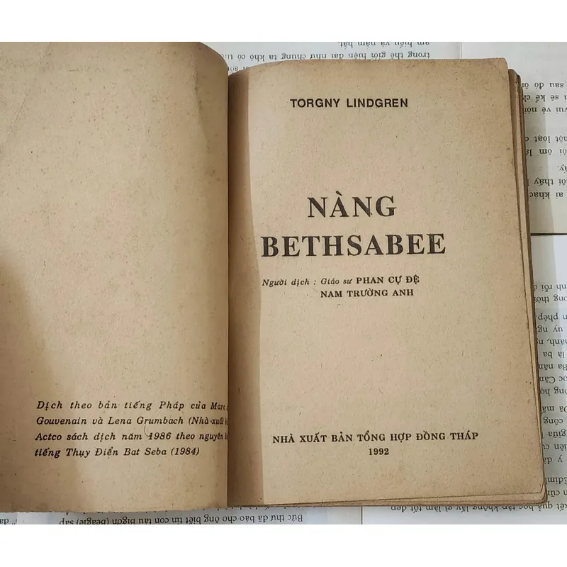 Tiểu thuyết Pháp: NÀNG BETHSABEE - Torgny Lindgren 717968