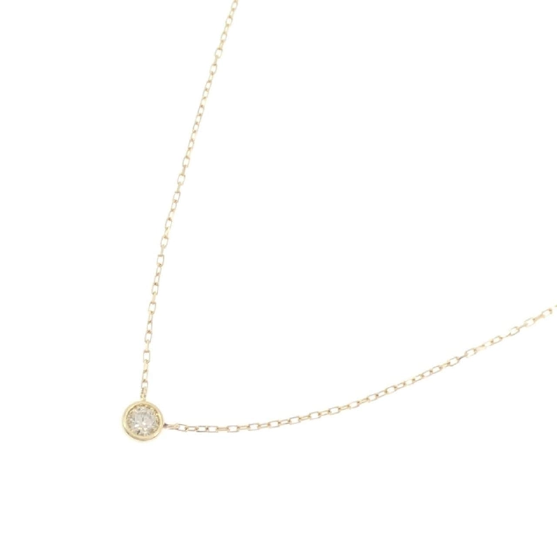 K18YG Dây chuyền kim cương 0.10CT - Hàng hiệu Chính hãng 858405