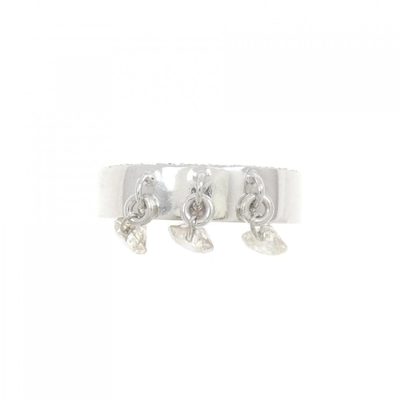 Nhẫn nhẫn ngón út kim cương K18WG 0.50CT 671274