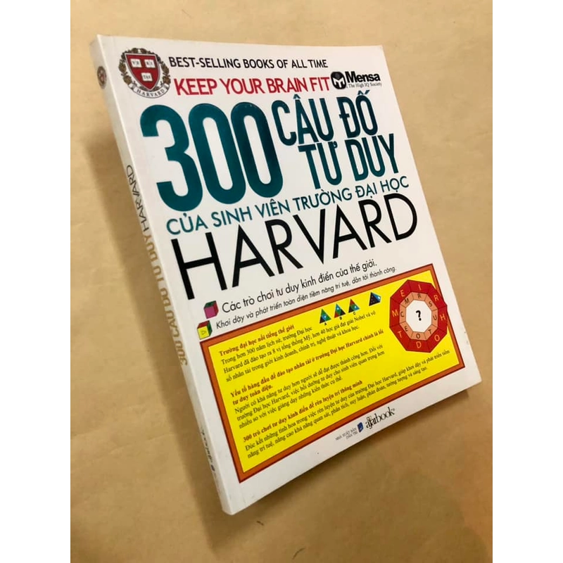 Sách 300 Câu đố tư duy của sinh viên trường đại học Harvard - Hoài Nha dịch 307257