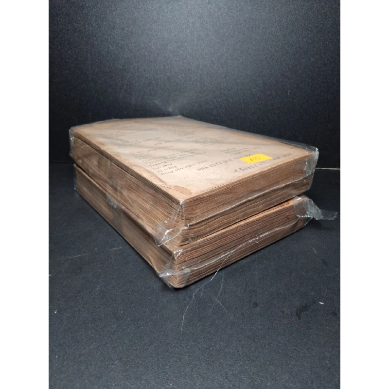 Bộ 2 cuốn Đỏ và đen (tập 1+2) mới 60% bẩn bìa, ố vàng, tróc gáy, rách bìa, có vệt nước 1986 XtangDan HCM2603 VĂN HỌC 918855