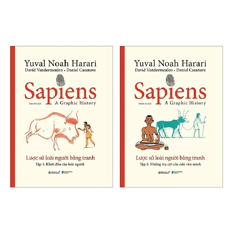 Combo 2 Cuốn Sapiens: Lược Sử Loài Người Bằng Tranh - Yuval Noah Harari 70757