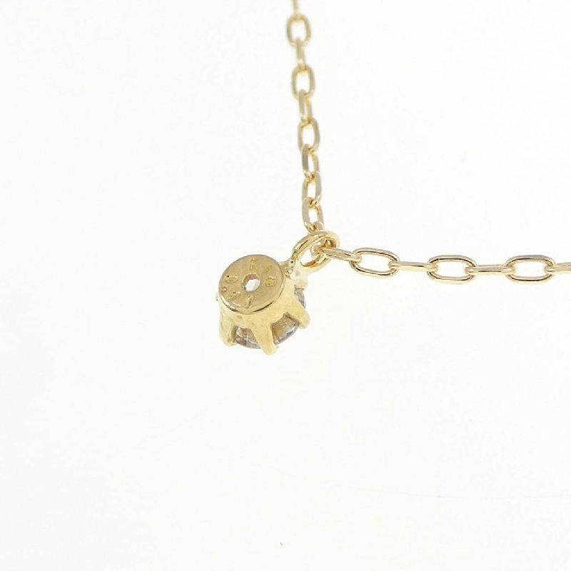 K18YG Solitaire Dây chuyền kim cương 0.11CT - Hàng hiệu Chính hãng 861509