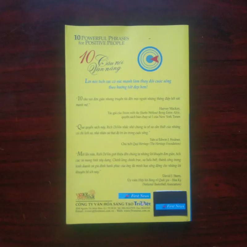 [Sách Doanh Nhân] 10 Câu Nói Vạn Năng (Rich Devos) Nhà Đồng Sáng Lập Amway 1005202