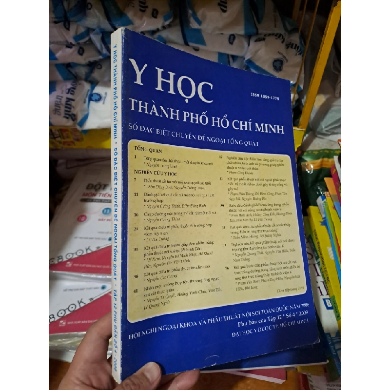 Y học thành phố hồ chí minh số đặc biệt chuyên đề ngoại khoa tổng quát tập 12 số 4 2008 HCM0808 TẠP CHÍ, THIẾT KẾ, THỜI TRANG 527254