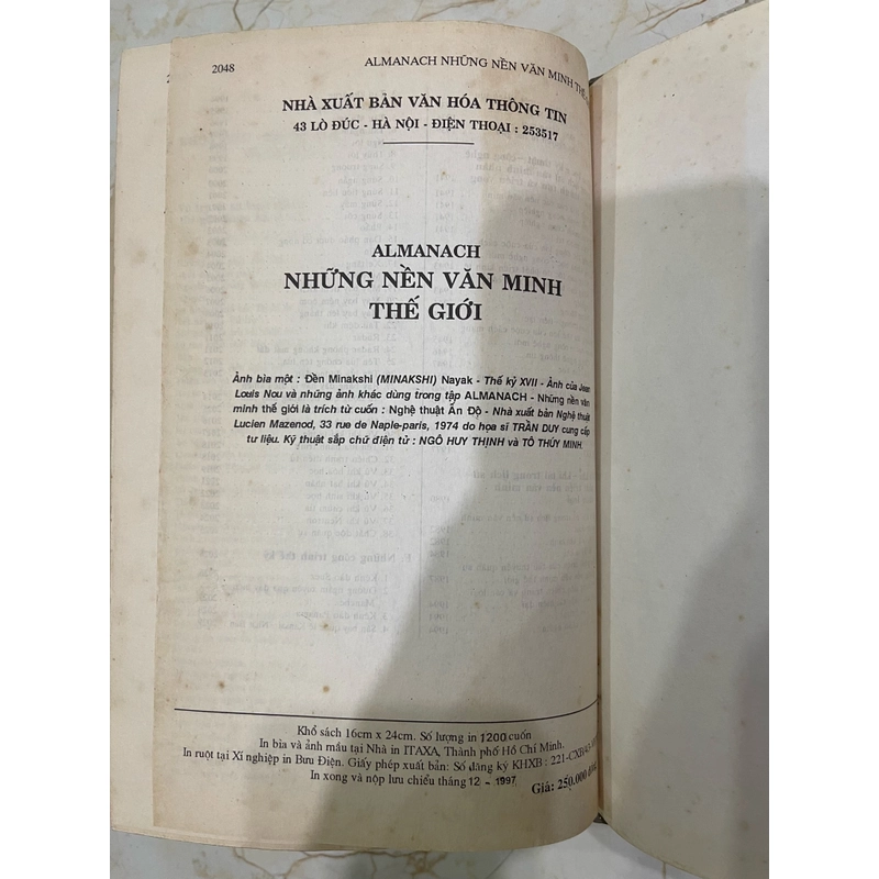 ALMANACH - NHỮNG NỀN VĂN MINH THẾ GIỚI 387286