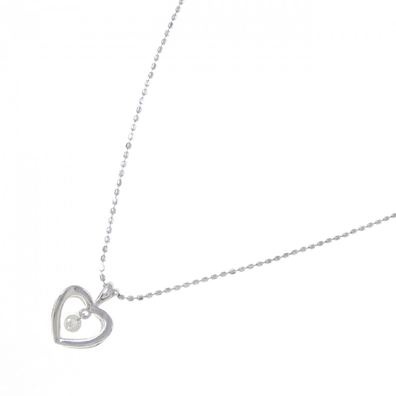 K18WG Dây chuyền kim cương hình trái tim 0.05CT - Hàng hiệu Chính hãng 856953