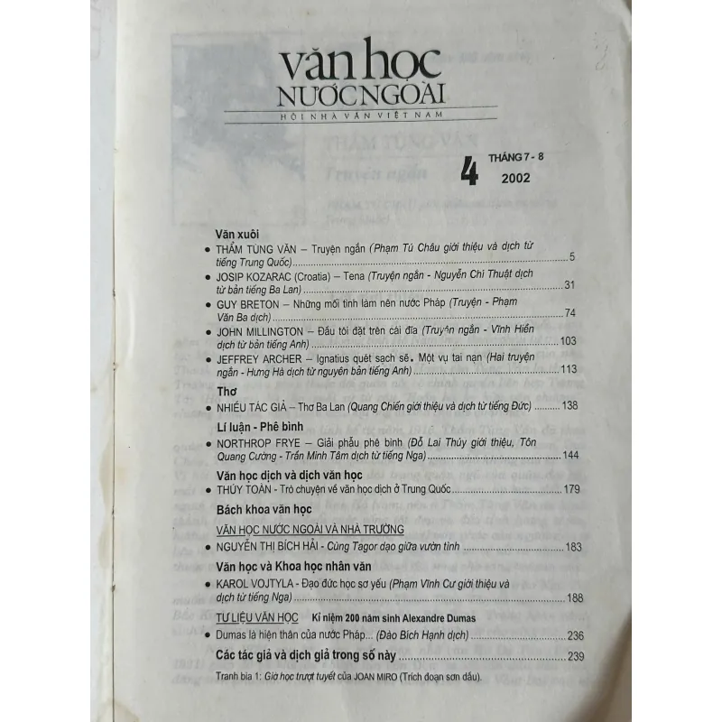 Văn học nước ngoài 4-2002 788541