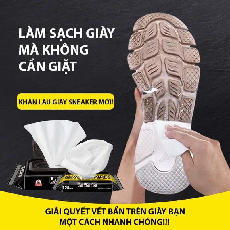 ￼Khăn giấy lau giày siêu sạch, giấy vệ sinh giày 🌺 25929