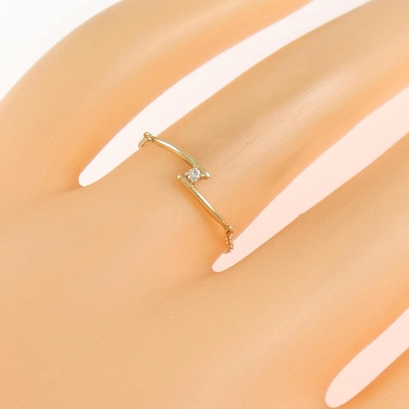 Nhẫn kim cương K10YG 0.01CT - Hàng hiệu chính hãng 854139