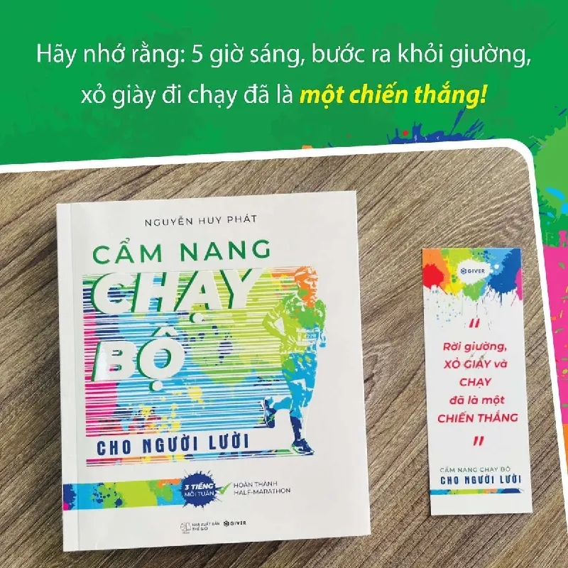 Cẩm Nang Chạy Bộ Cho Người Lười - Nguyễn Huy Phát - GIVER BOOKS - SỨC KHỎE - THỂ THAO 595497