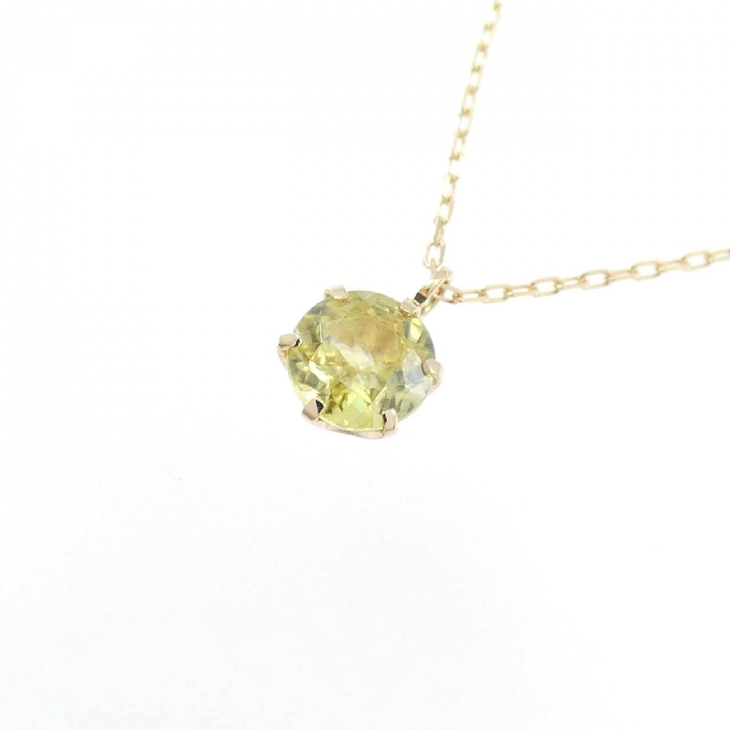 K18YG Sphene Necklace 0.23CT - Hàng hiệu Chính hãng 856375