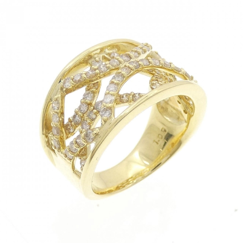 Nhẫn kim cương K18YG 1.00CT - Hàng hiệu Chính hãng 853452