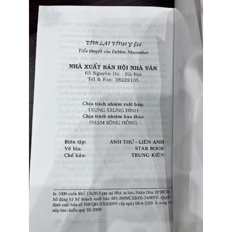 Tìm Lại Tình Yêu (44 Cranberry Point) - Debbie Macomber 934232