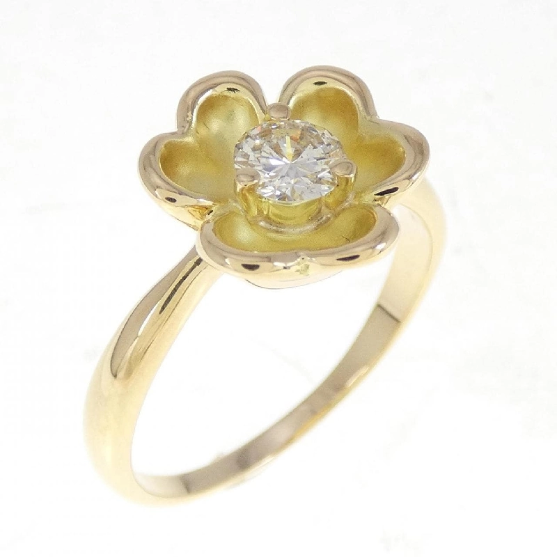 Nhẫn kim cương hoa K18YG 0.34CT - Hàng hiệu Authentic 849462