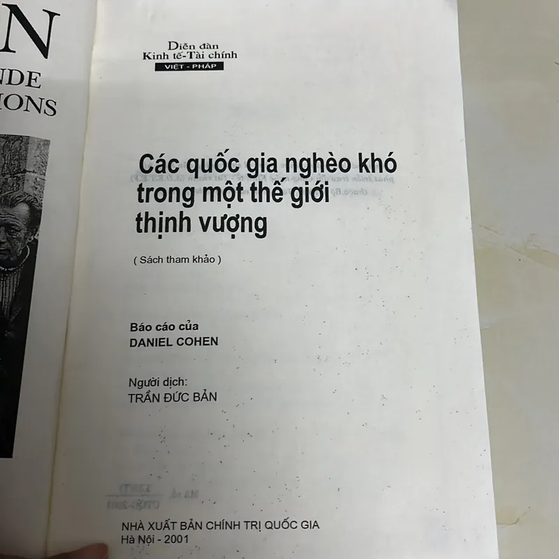 Các quốc gia nghèo khó trong một thế giới thịnh vượng - Daniel Cohen 712520