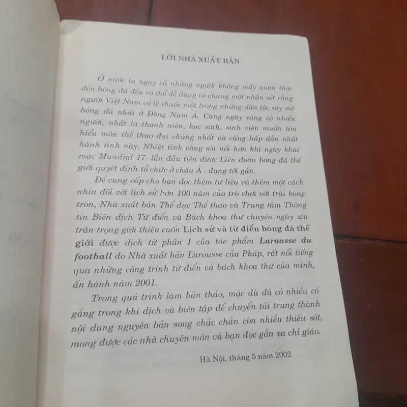 Lịch sử và Từ điển BÓNG ĐÁ THẾ GIỚI 695034