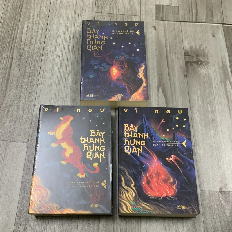 Bảy thanh hung giản. Combo 3 tập 2-3-4. 4a4 791998