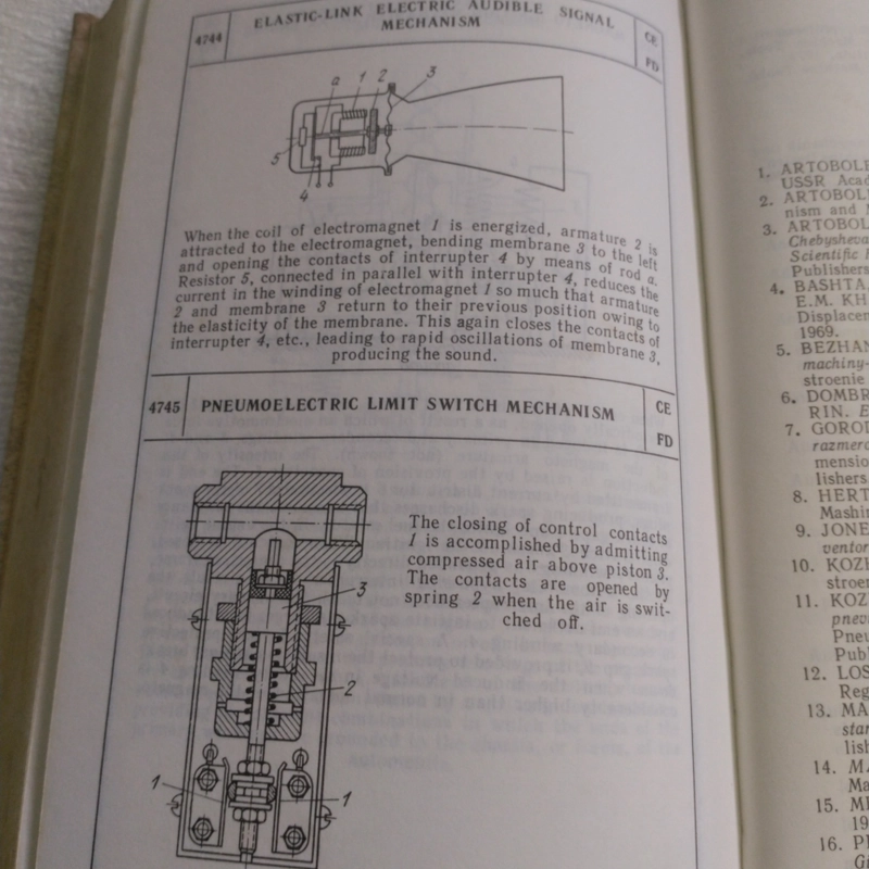 Các cơ cấu Artobolevsky phần 5, khí nén, thủy lực và điện cơ bản tiếng Anh 538784