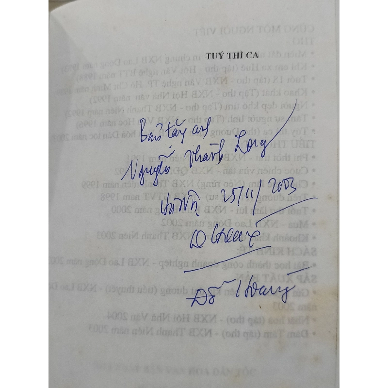 Túy Thì Ca (thơ Đường) - Đỗ Hoàng (dịch) 936777