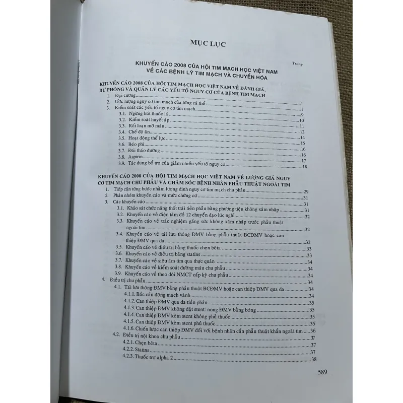 Khuyến cáo 2008 VỀ CÁC BỆNH LÝ TIM MẠCH & CHUYẾN HOÁ -605 trang khổ lớn  961607