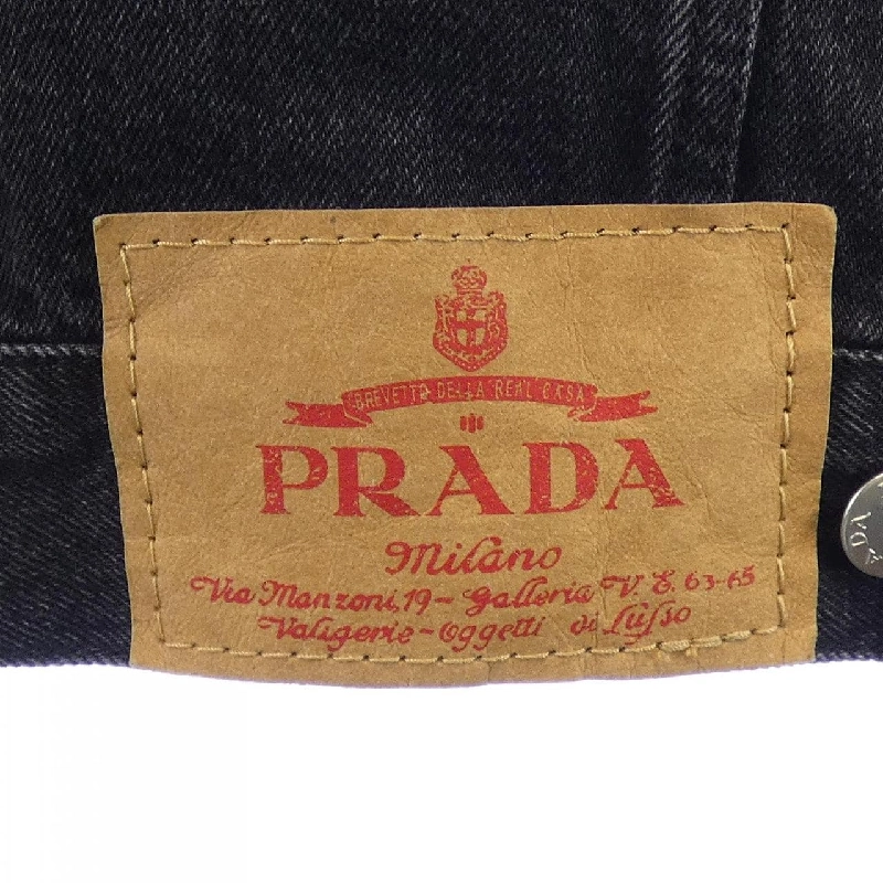 Áo khoác denim PRADA với logo tam giác GEB227 S231 12K8 - Hàng hiệu Chính hãng 891413